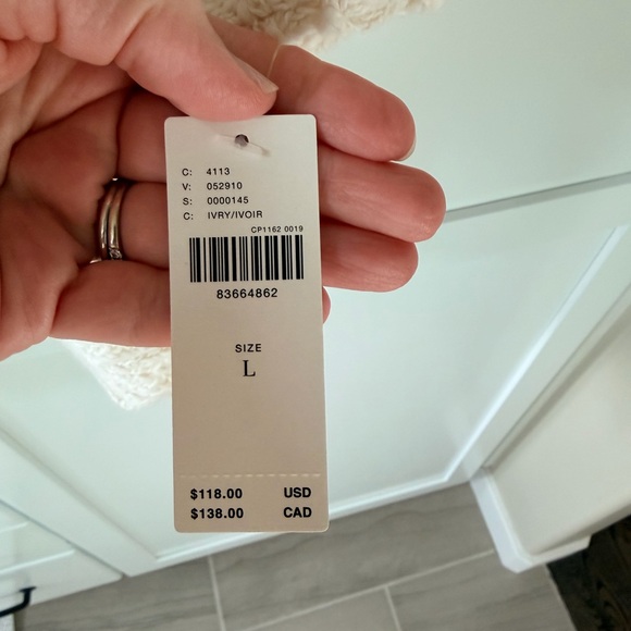 Anthropologie Cream Open Sweater - Picture 6 of 6